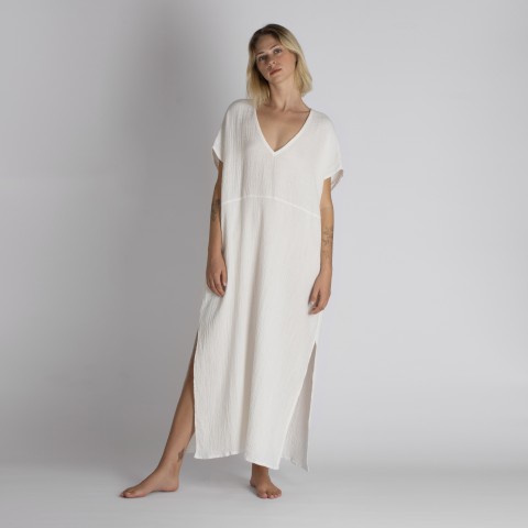 Muslin double layered cotton classic kaftan