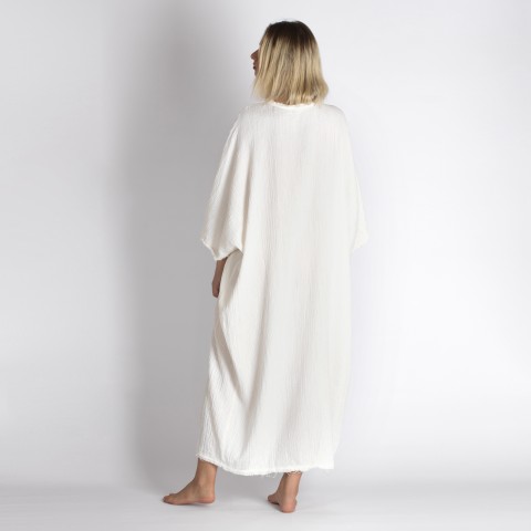 Muslin double layered cotton maxi kaftan