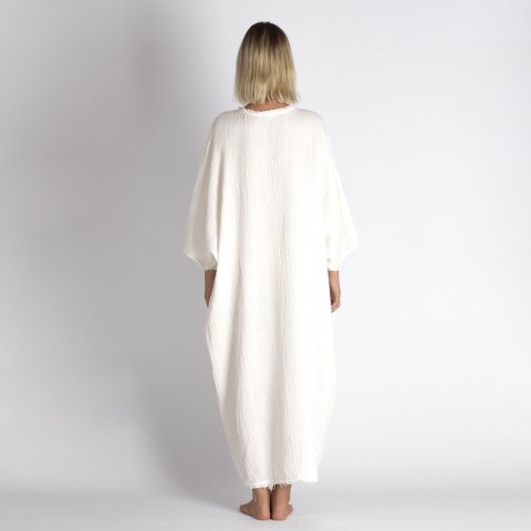 Muslin double layered cotton maxi kaftan