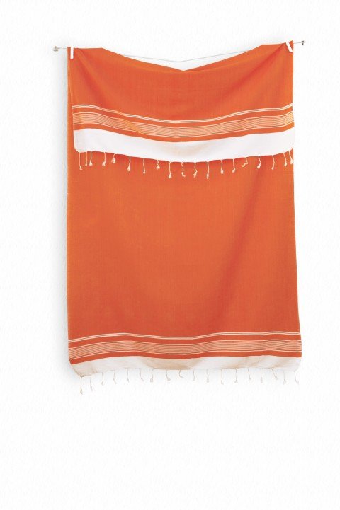 Orange Olympos Turkish Towel