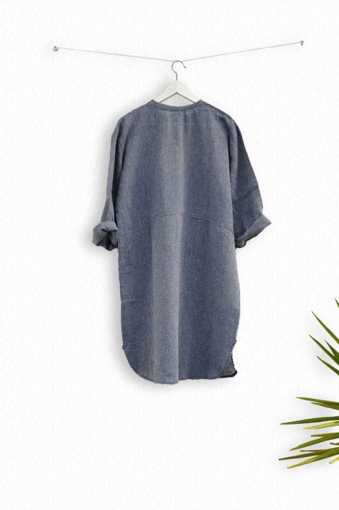 Marine Sile Tunic Dress