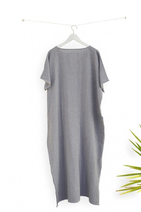 Grey Sile Caftan