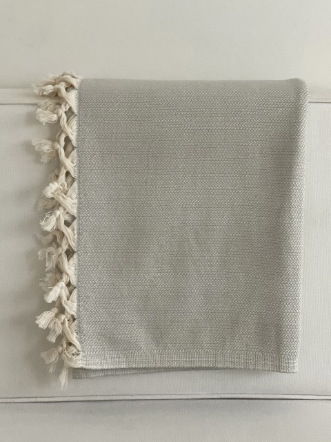 Gray Pebble Throw