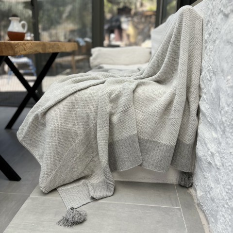 Wool Blended Throw - FR