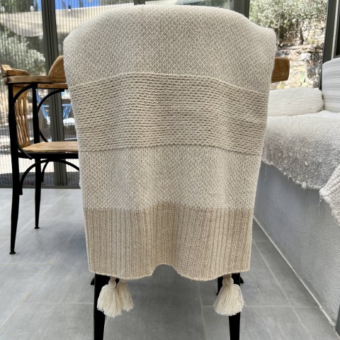 Wool Blended Throw - FR