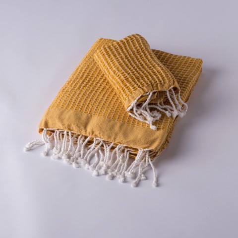 Waffle Handwoven Bath Towel