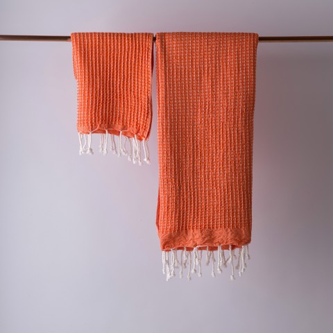 Waffle Handwoven Bath Towel