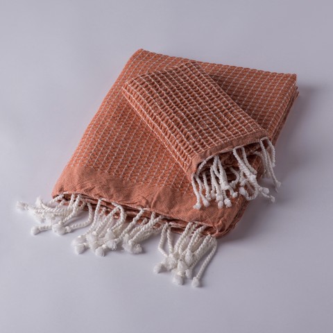 Waffle Handwoven Bath Towel