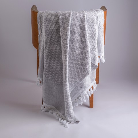 Zigzag Cotton Throw