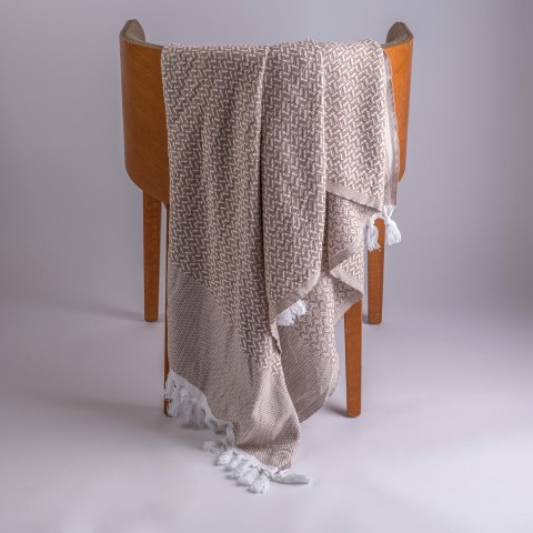 Zigzag Cotton Throw