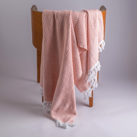 Zigzag Cotton Throw