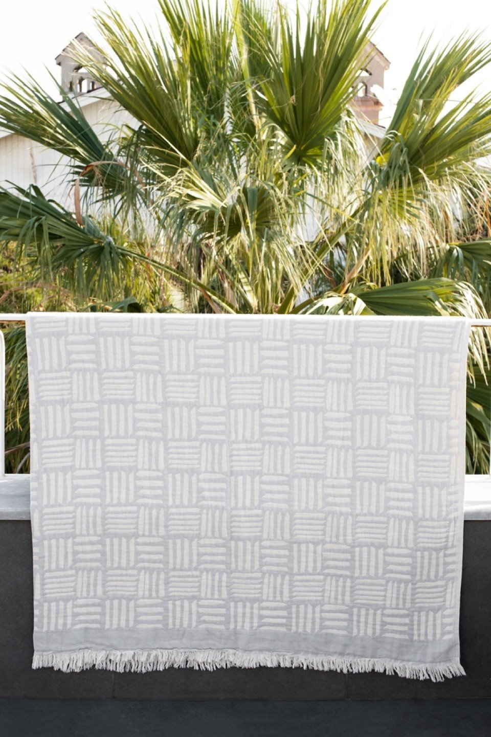 Grey outdoor blanket sales