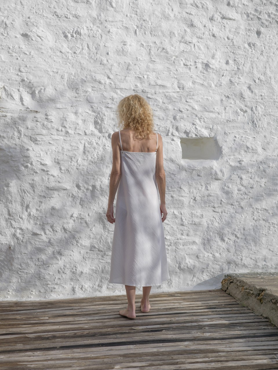off white grey dress Marcella Olivia Dress main image 1