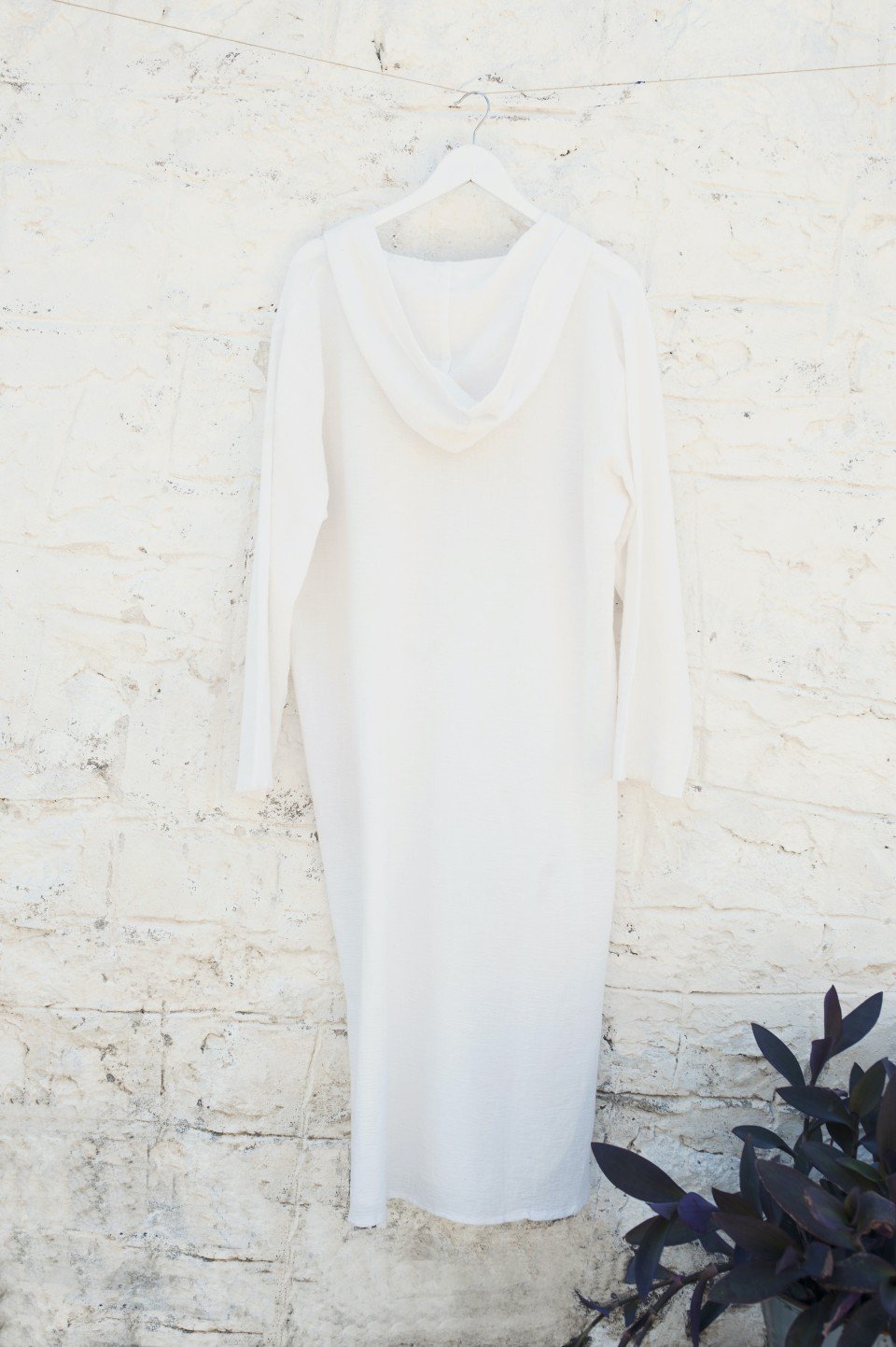 hooded caftan